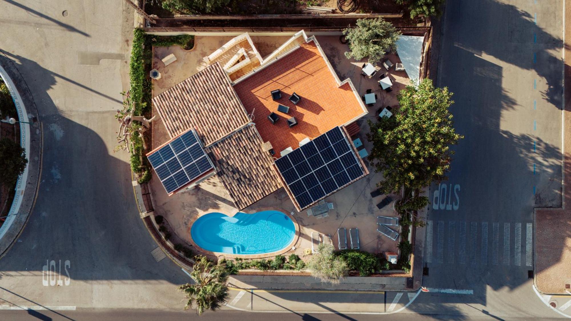 Mallorca Finca Haus Mit Pool Direkt Am Meer Es Trenc, Bootstour Moeglich Sa Ràpita Dış mekan fotoğraf