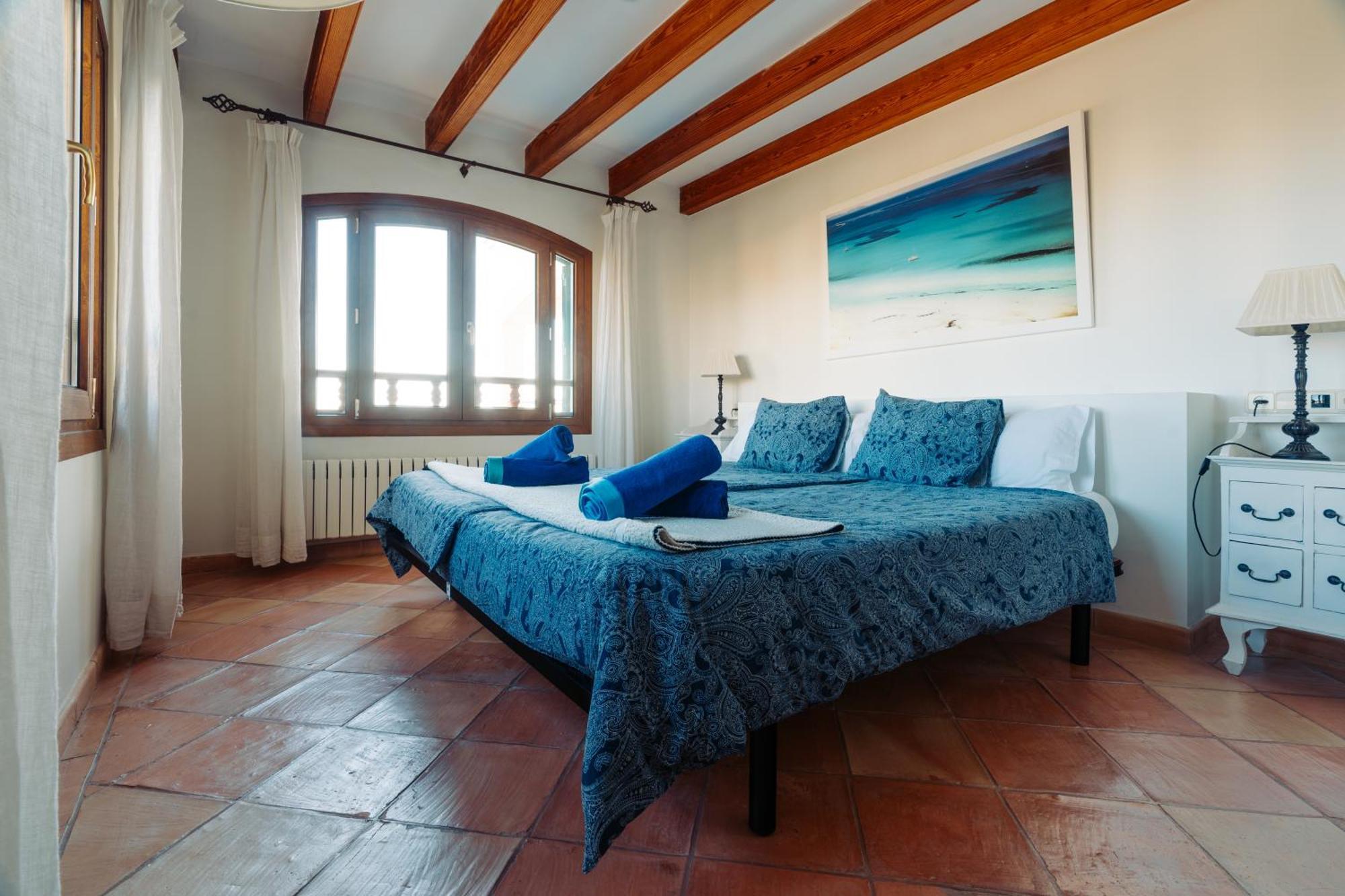 Mallorca Finca Haus Mit Pool Direkt Am Meer Es Trenc, Bootstour Moeglich Sa Ràpita Dış mekan fotoğraf