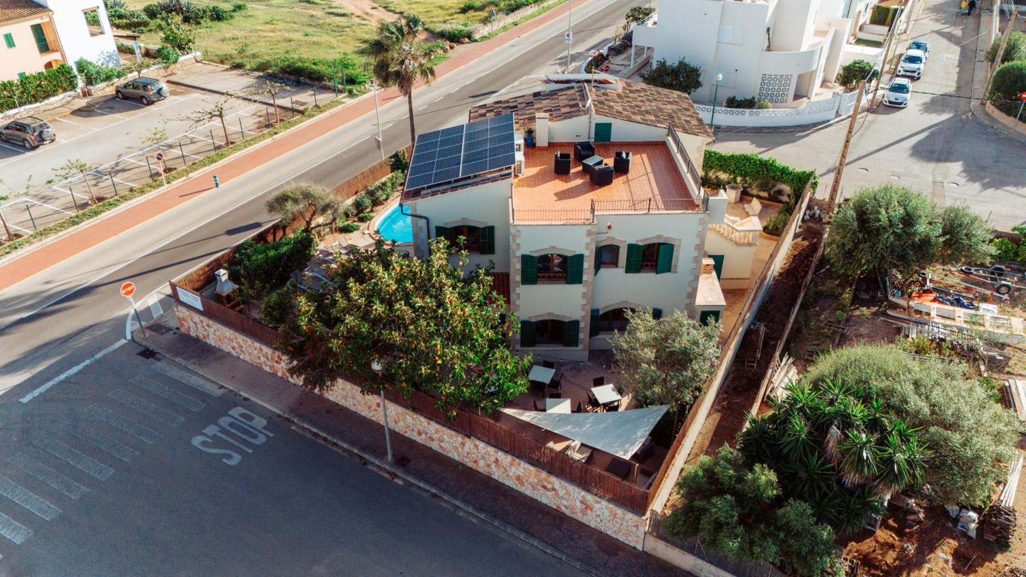 Mallorca Finca Haus Mit Pool Direkt Am Meer Es Trenc, Bootstour Moeglich Sa Ràpita Dış mekan fotoğraf
