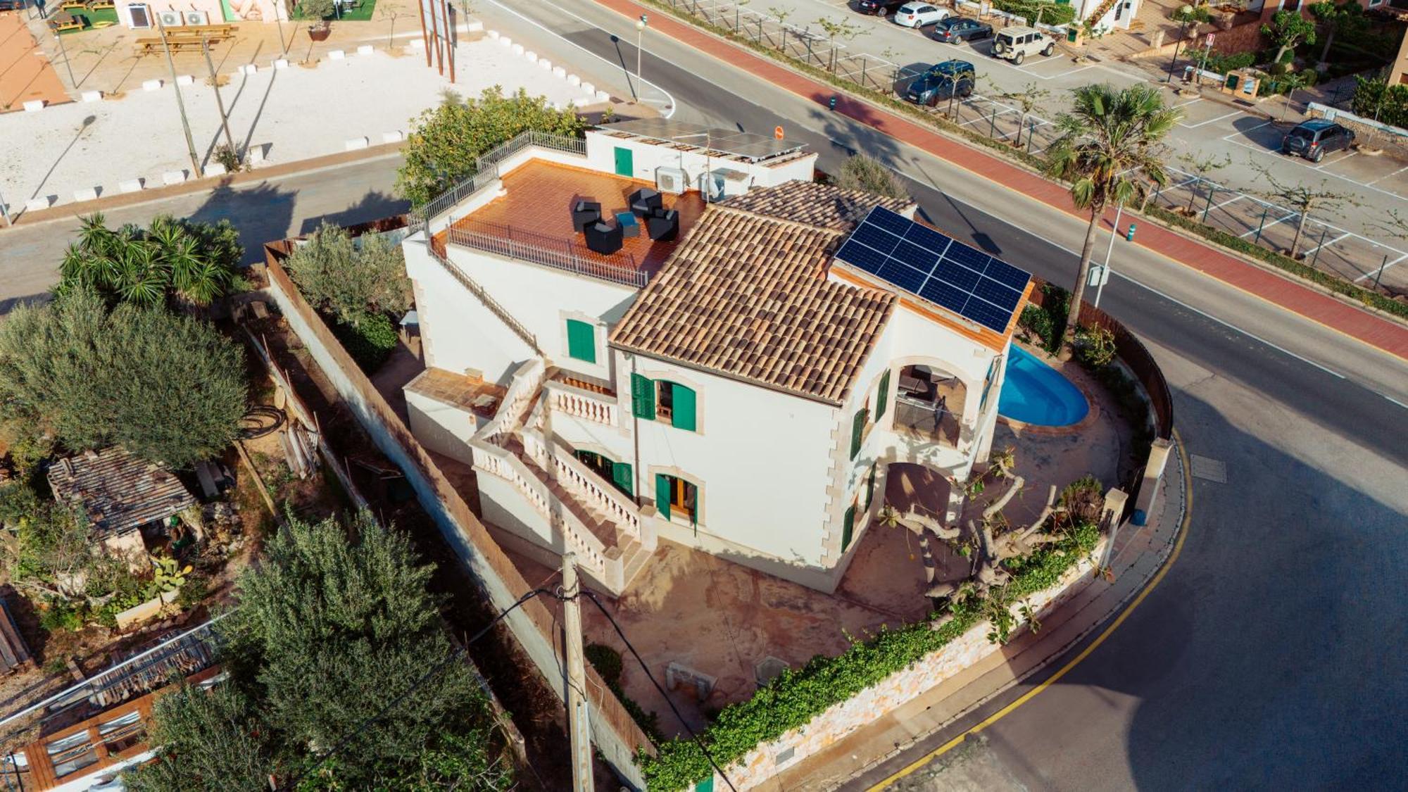 Mallorca Finca Haus Mit Pool Direkt Am Meer Es Trenc, Bootstour Moeglich Sa Ràpita Dış mekan fotoğraf